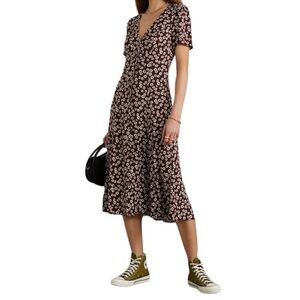 Reformation Button Up Dress - Size 2